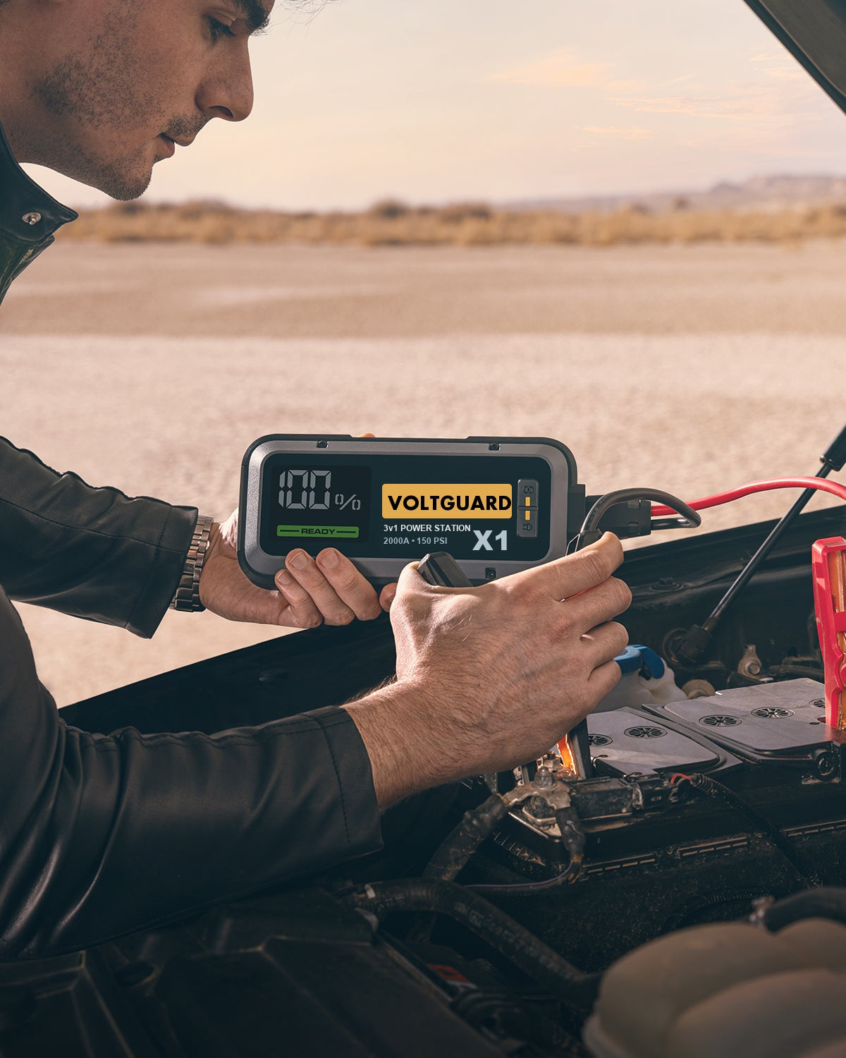 VoltGuard X1 Pro nastartování vozu v mrazu